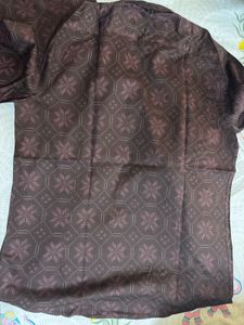 Stylish Brown Patterned Shirt