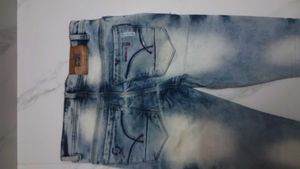 Acid Wash Denim Jeans