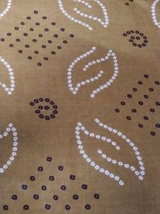 Mustard Brown 🤎 Cotton Bandhini Special