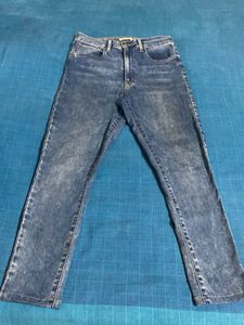 Streachble Soft High waistline Shaded Denim