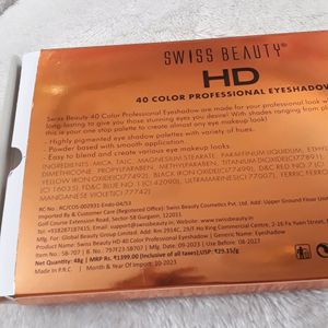 Swiss Beauty Hd Professional 40 Pigmented Colors E