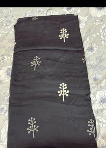 1.2 Mtr Block Print Modal Satin Fabric