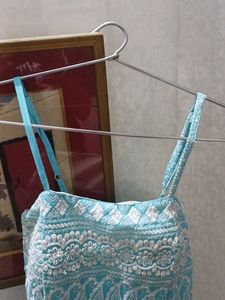 One Strip Embroidery Top