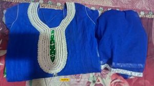 Blue Party Wear Anarkali Suit