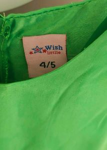 Wish Little Green Net Maxi Dress Size 4-5 Year