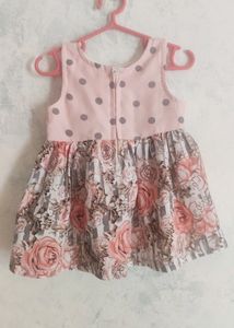 Flat 29 Shipping!!! Polka Dots Frock For Baby