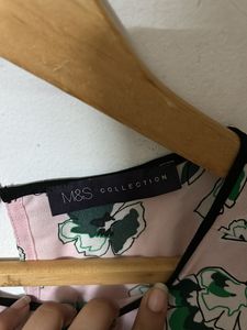 Floral Semi Formal Top