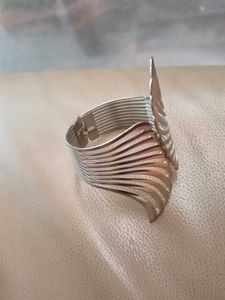 Silver Tone Statement Cuff Bracelet
