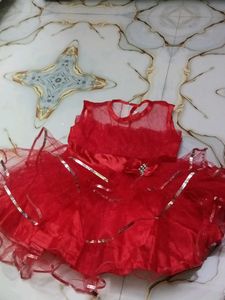 Red Sparkly Party Dress