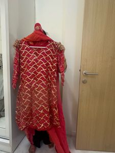 Maroon Embroidered Salwar Kameez