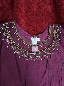 Embellished Sleeveless South Indian Top