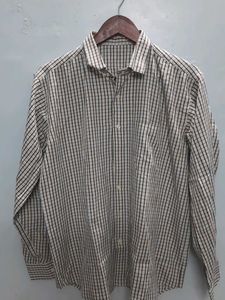 men's casual check shirt