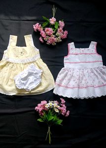 Adorable Baby Dresses - Set of 2