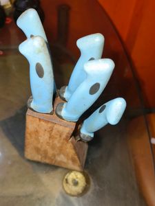 FREE Knife Stand With 5 Sharp Kitchen Knives Set
