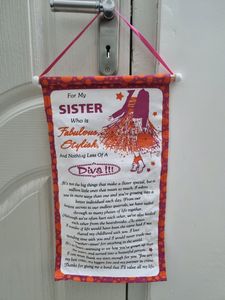 Archies Sister Poster Printed Scroll- Perfect Gift