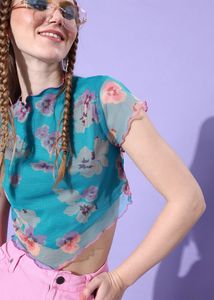 Dressberry Floral Crop Top