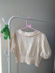 Cute yellow Crop Top