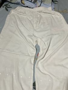 Women White Palazzo For Daily