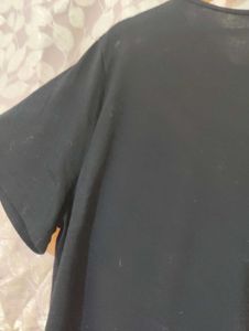 Black Lace Detail Top