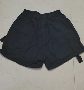 Sky Blue Jeans And Cargo Shorts For Women