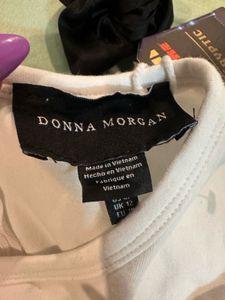Donna Morgan Women&#39;s Tan and Cream Dress