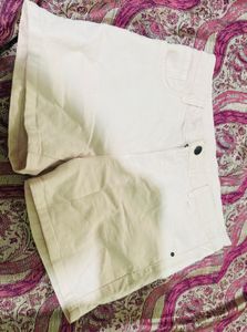 Light Pink Denim Shorts