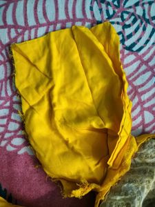 Yellow Layered Gown (One Piece)