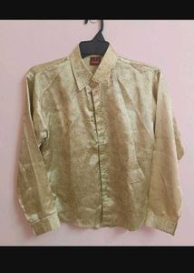 Golden Long Sleeve Shirt