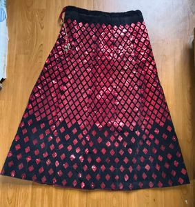 Full Sequin Work Lehenga Choli With Dupatta