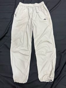 Adidas Light Grey Track Pants | Gym Wear | M–L