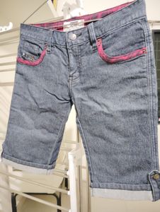 Denim Bermuda Shorts