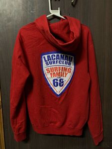 Lacanau Surf Club Red Hoodie