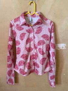 Printed Collared Shirt