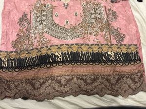 elegant  Black Embroidery kurta