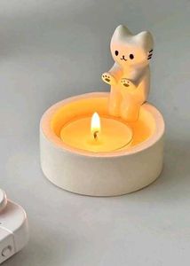 Cute Cat Candle Holder