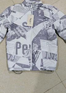 Pepe Jeans Printed Puffer Jacket, Boys 12 Years