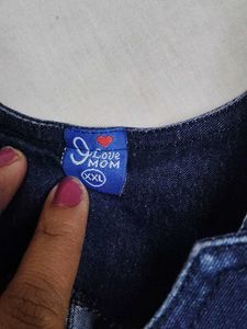 Cute Denim Jumper Dress