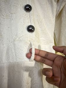 Glittery White Gown