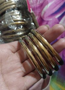 Golden Bangles Set