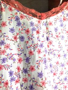 Cotton Floral Night Dress