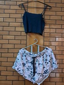Combo  Of Four  Top N Short Pure Cotton