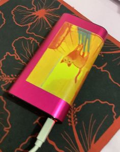 Pink Cat Power Bank Vintage Fujing