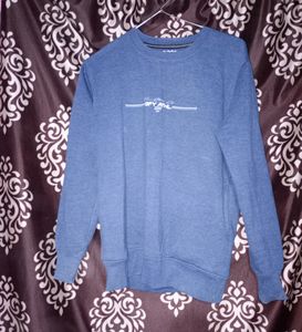 Navy Blue Colour Casual Wear Sweatshirt