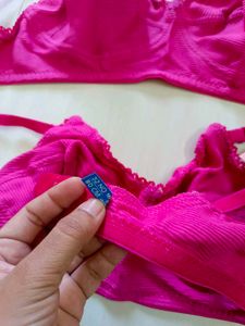 Pink Bra Set - New with Tags