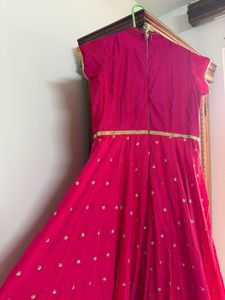 Embellished Neck Line Floor Length Gown
