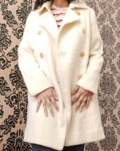 Cream Wool Overcoat: Classic and Versatile