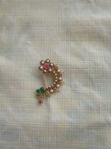 💫 Traditional Nose Ring (Nath) – New