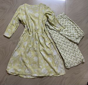 Floral Print Kurta Set