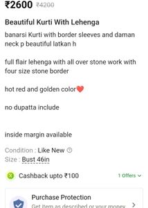 Kurti And Lehenga