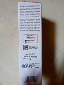 Ubik Lipidz Cream 100g - Paraben Free